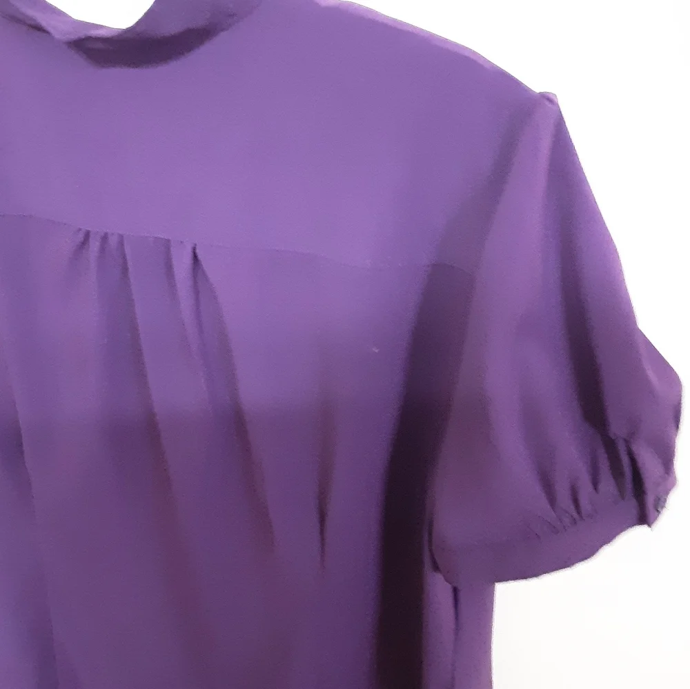 East 5th Purple Ruffled Blouse - Picture 6 of 10